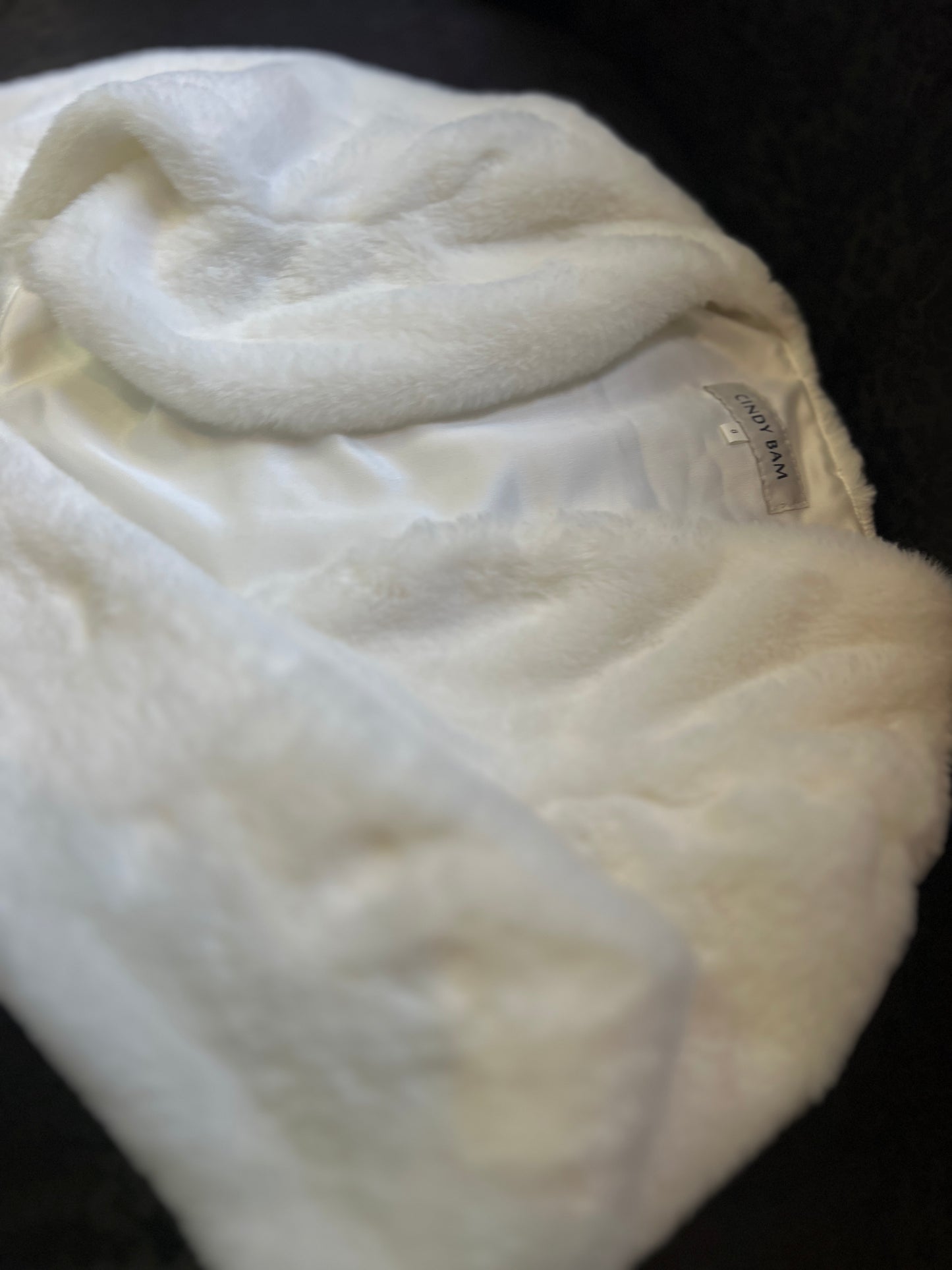 CODE 014: Faux Fur Bridal Bolero