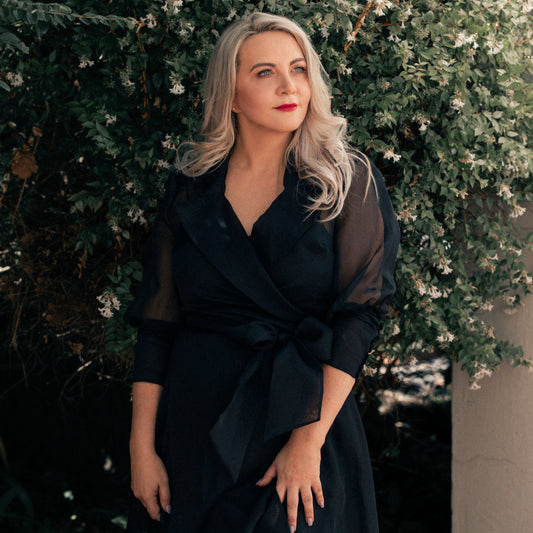 Black Organza Dress Jacket